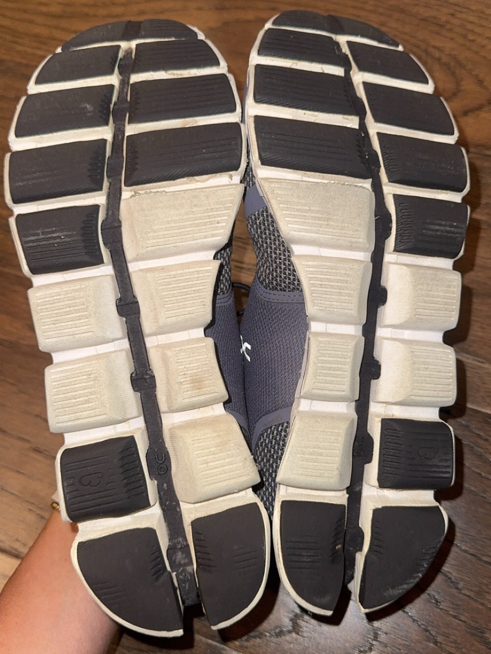 On Cloud Women's Running Sneakers — Purple and Gray - Picture 6 of 6